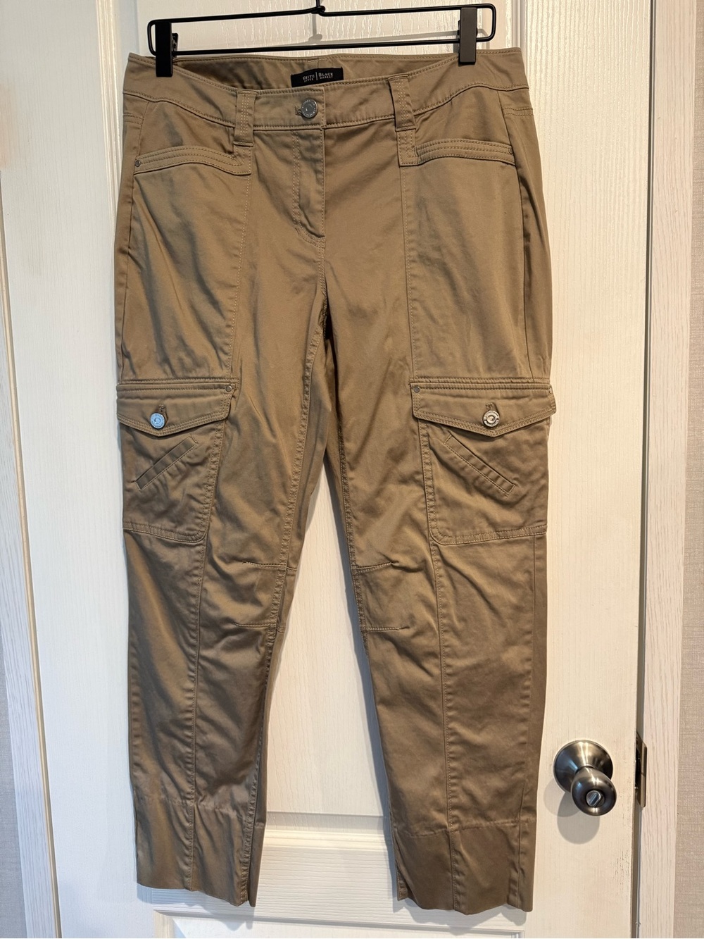 White House Black Market Olive Cargo Ankle Pants